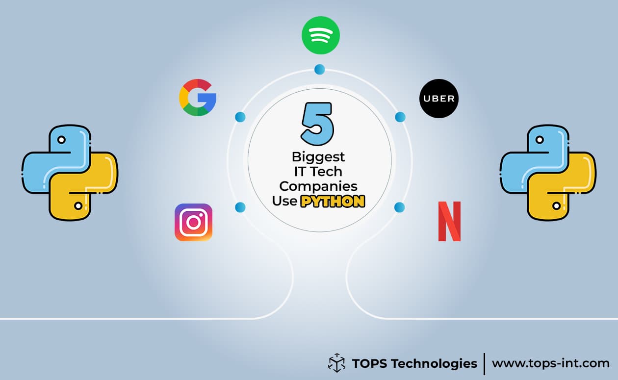 5 of the Largest Tech Cos Start Using Python at TOPS Technologies