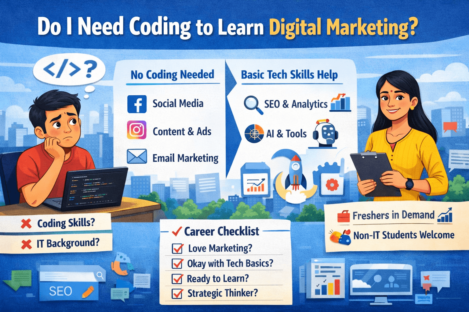 Do I Need Coding to Learn Digital Marketing?