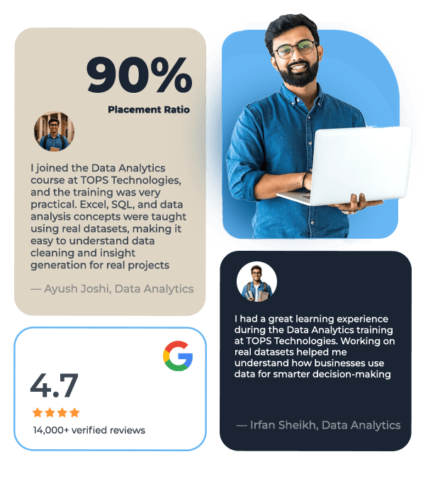 Data Analytics Course at TOPS — placement and ratings