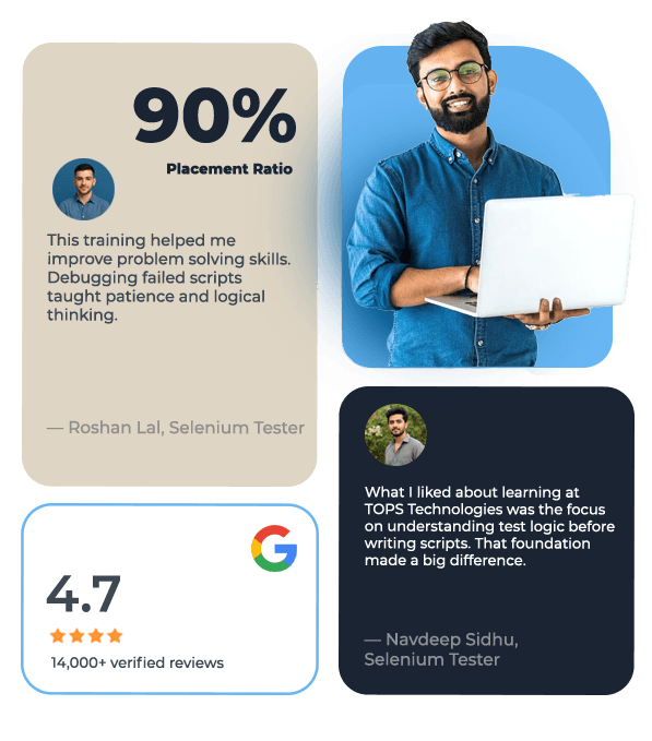 Selenium Testing Course at TOPS — placement and ratings