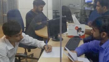 Aptitude test in progress