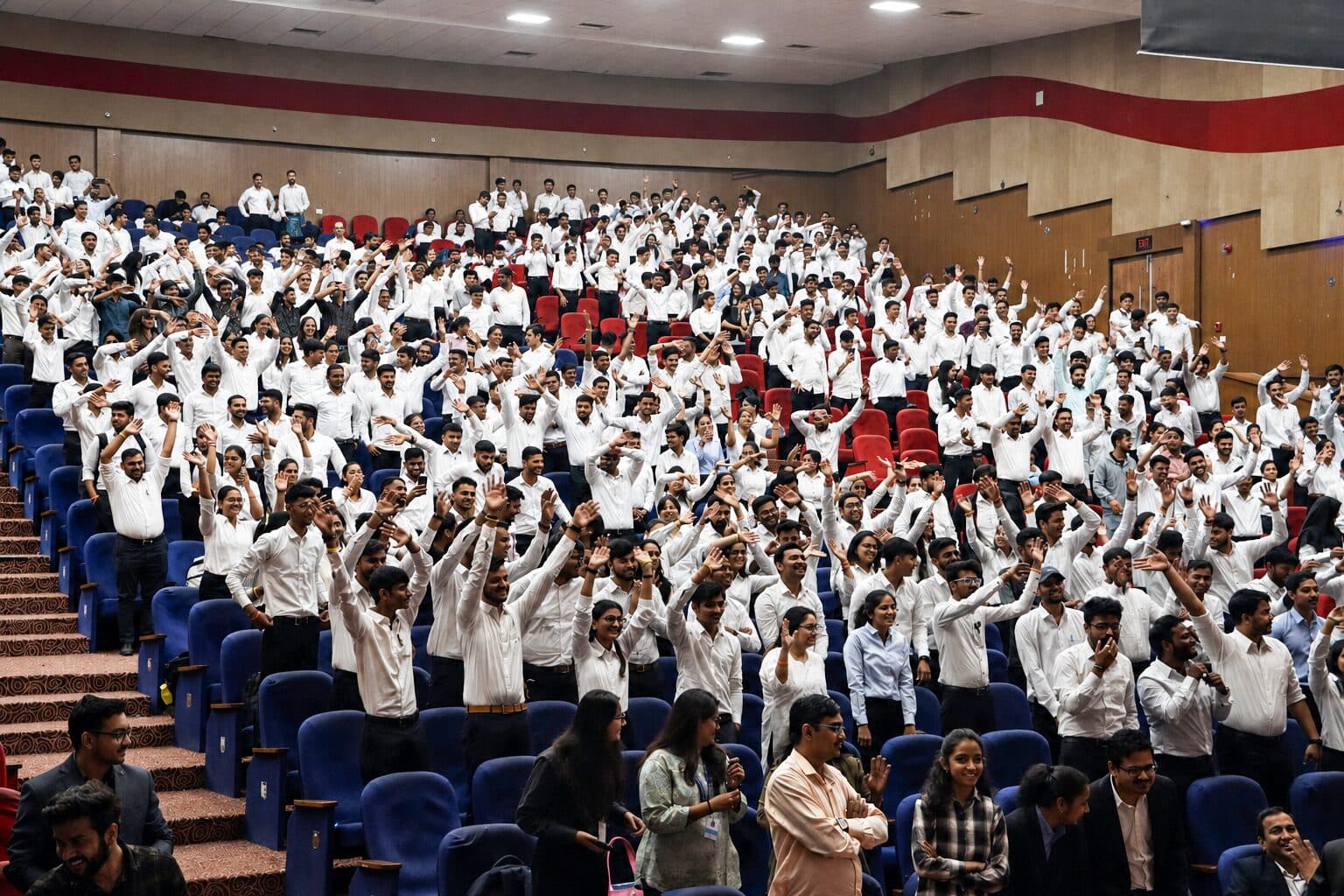 A packed JobFest auditorium