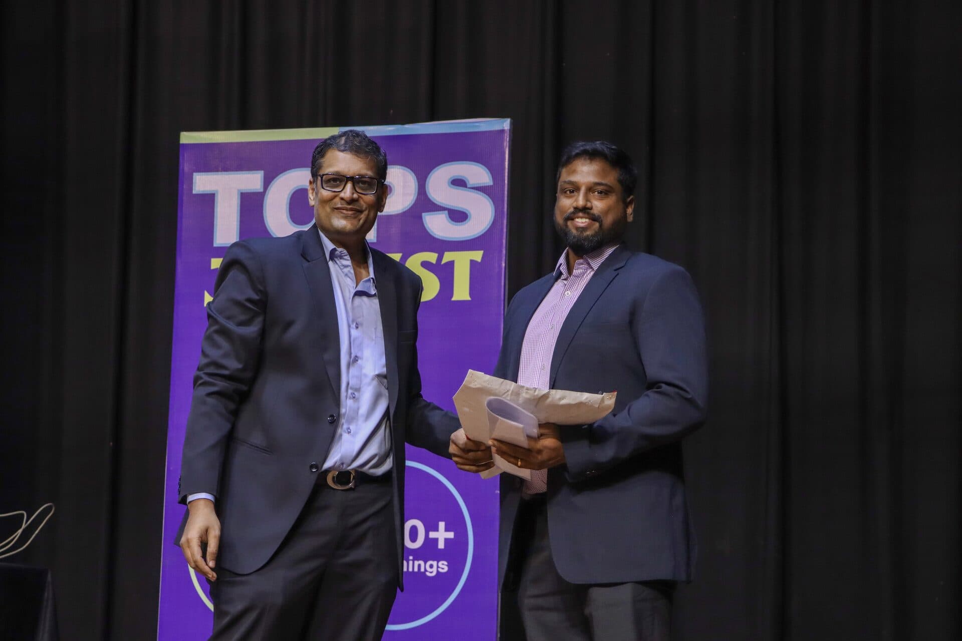 Felicitation on stage