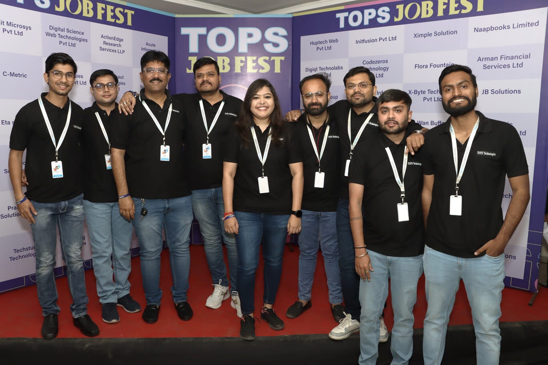 The TOPS JobFest volunteer team