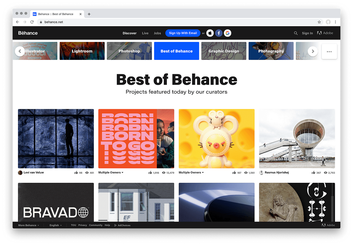 7 Graphic Design Websites for Inspiration in 2025