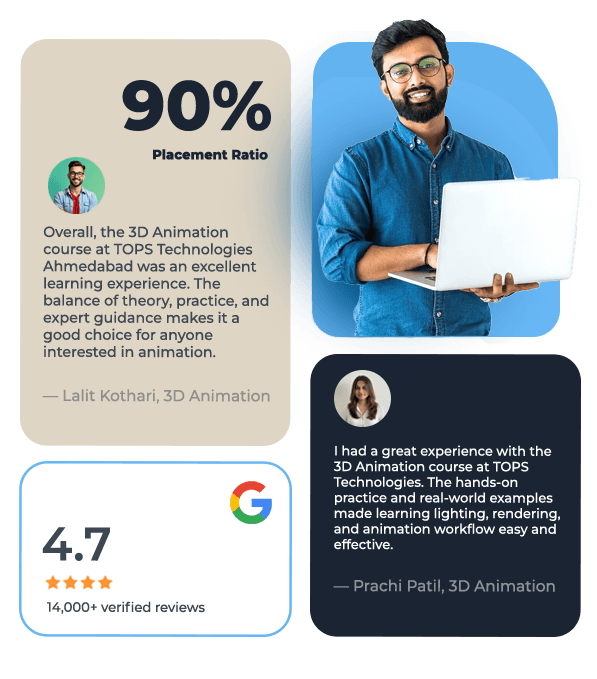 3D Animation Course at TOPS — placement and ratings