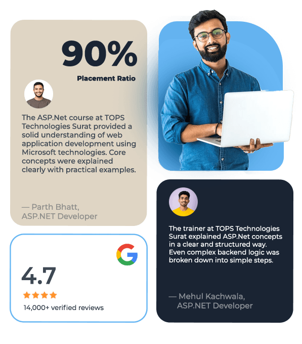ASP.NET Development Course at TOPS — placement and ratings