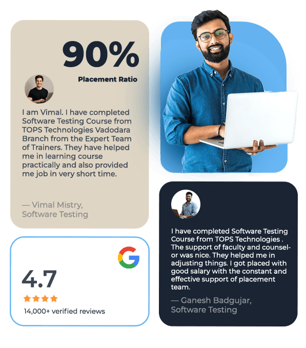 Software Testing Course at TOPS — placement and ratings