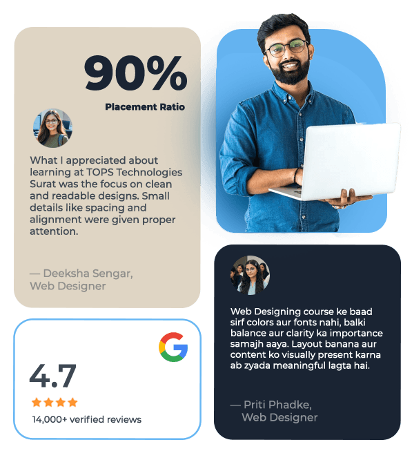Web Design Course at TOPS — placement and ratings