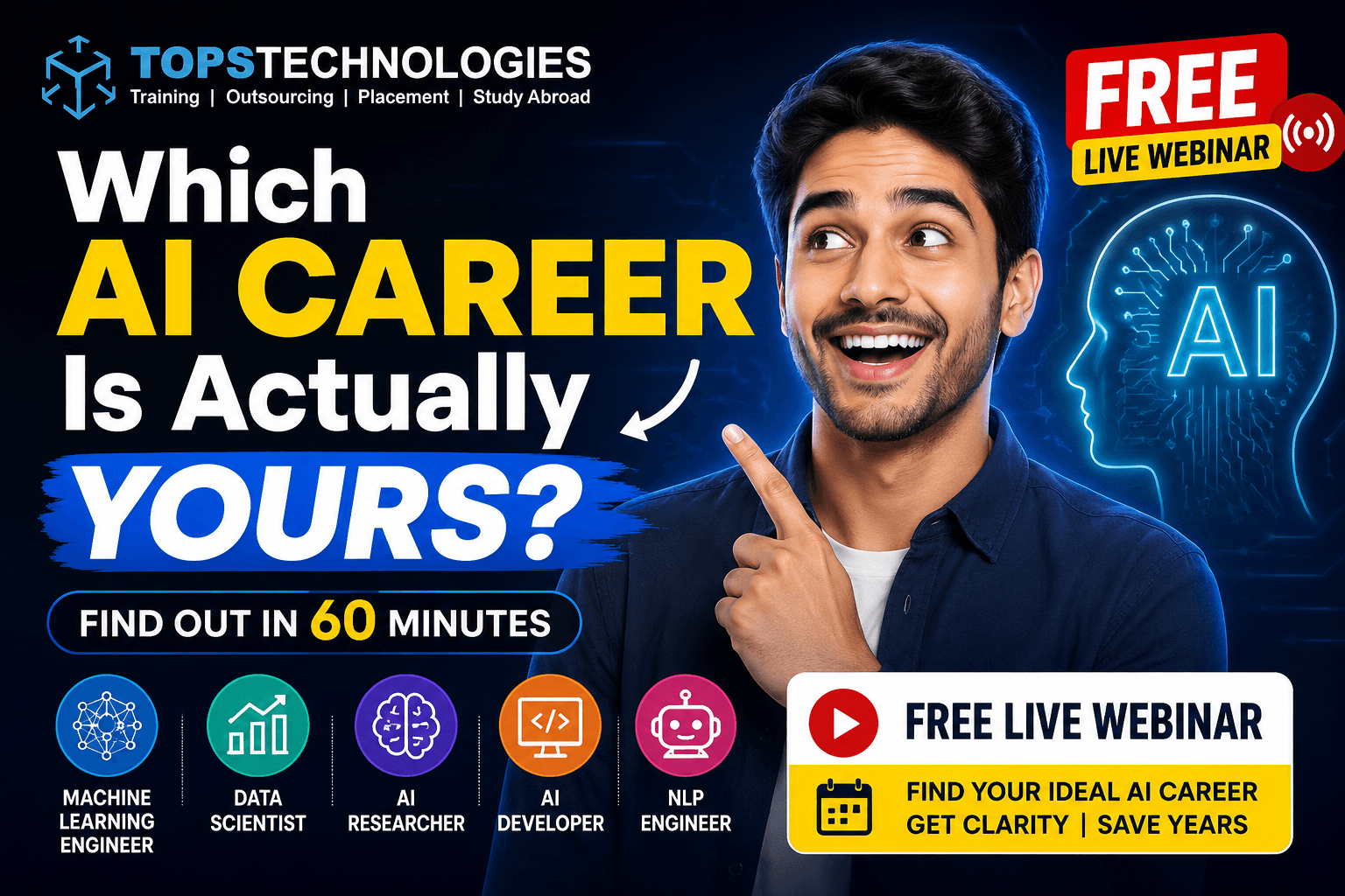 Which AI Career Is Actually Yours? Find Out in 60 Minutes Free Live Webinar