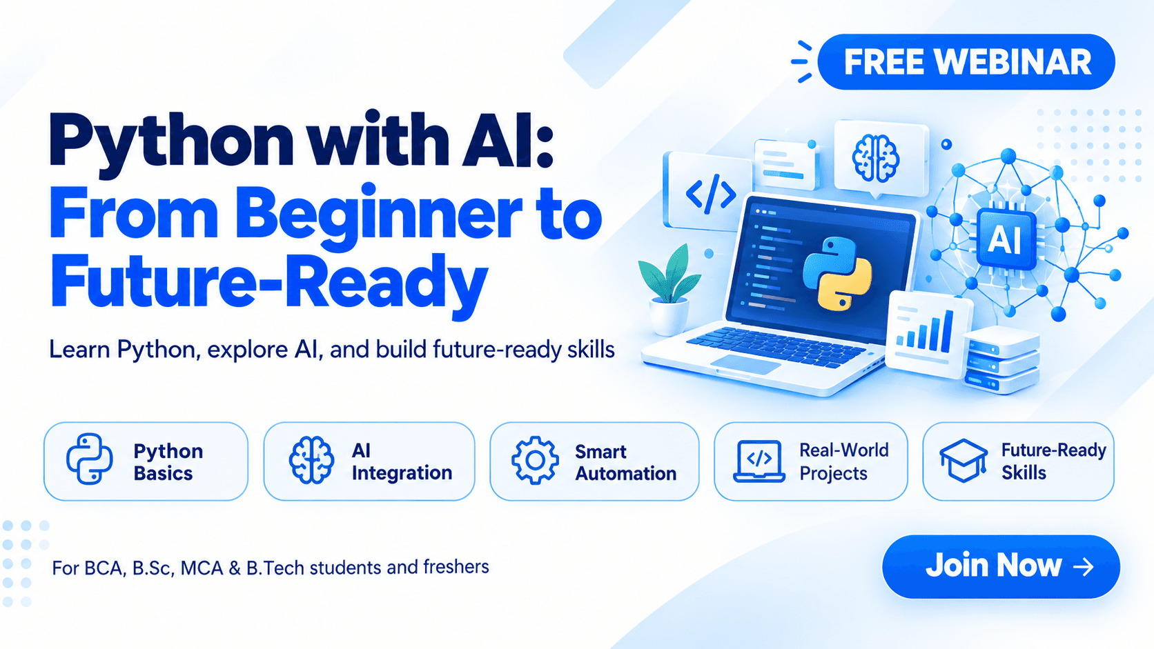 Python with AI: From Beginner to Future-Ready